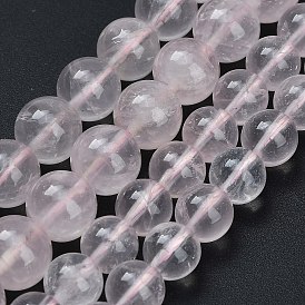 Природного розового кварца нитей бисера, круглые