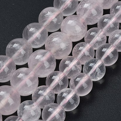 Природного розового кварца нитей бисера, круглые