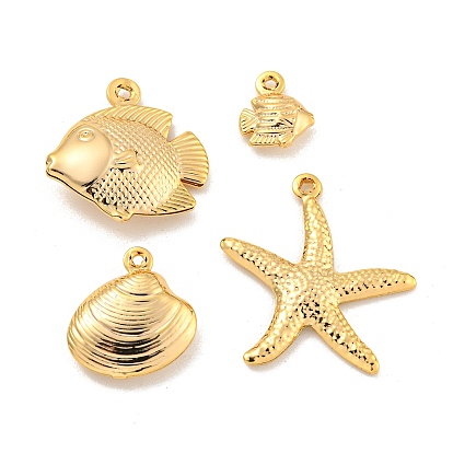 Латунные подвески, реальный 18 k позолоченный