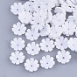 Opaque Resin Bead Caps, Multi-Petal, Flower