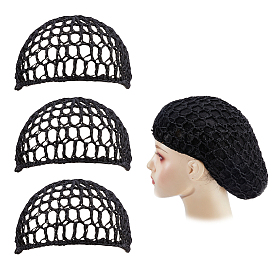 4шт. эластичные полиэстеровые шапочки для париков, парики из эластичной сетки