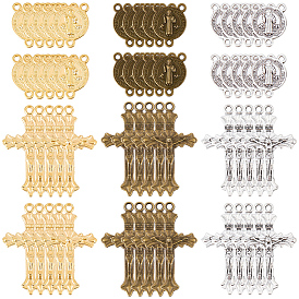 6шт. 6 стили подвесных светильников и комплектов соединительных элементов для люстр в тибетском стиле из сплава, разнообразные