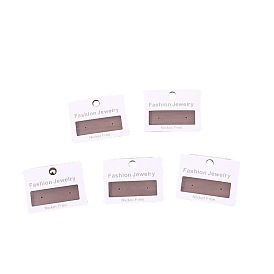 PVC Earrings Display Packaging Cards, Rectangle