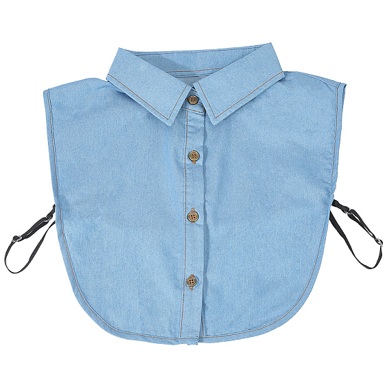 Полиэстеровая рубашка с накладным воротником, отделка горловины своими руками аксессуары для одежды