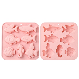 Moldes de silicona de animales marinos