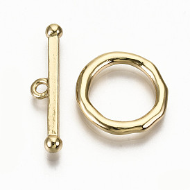 Alloy Toggle Clasps, Cadmium Free & Nickel Free & Lead Free, Ring