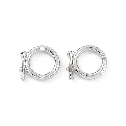 925 застежка-молния из стерлингового серебра, кольцо