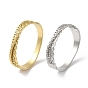 Cross 304 Stainless Steel Hollow Hinged Bangles for Women