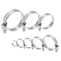 Unicraftale 304 Stainless Steel Adjustable Worm Gear Hose Clamps, for Water Pipe, Plumbing, Automotive and Mechanical Application