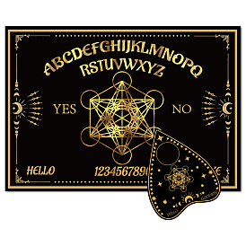 Набор маятниковых гадальных досок, прямоугольная говорящая доска, с аксессуарами для планшетов