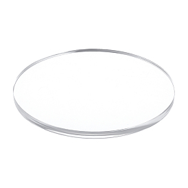 4Pcs Acrylic Board, Flat Round