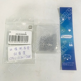 50Pcs 304 Stainless Steel Charms, Awareness Ribbon
