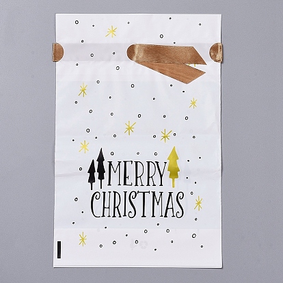 Рождественские подарочные пакеты на шнурке, сумочки с галстуком-бабочкой, подарочная упаковка для вечеринок