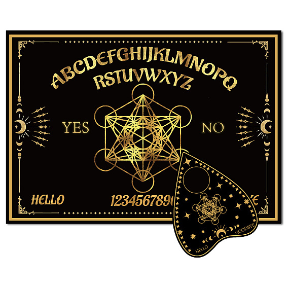 Набор маятниковых гадальных досок, прямоугольная говорящая доска, с аксессуарами для планшетов