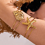 Ocean 316 Surgical Stainless Steel Hollow Sea Animals Open Cuff Bangles for Women
