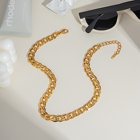 10мм 304 ожерелья из текстурированной кубинской цепочки из нержавеющей стали