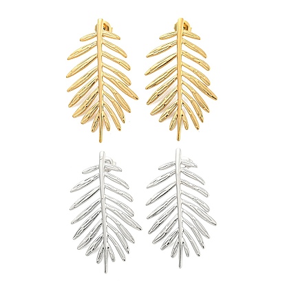 304 серьги-гвоздики из нержавеющей стали для женщин, лист