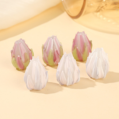 Бусины лэмпворк , тюльпан