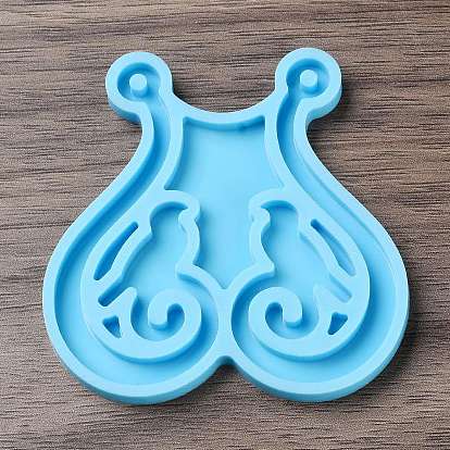 DIY Bird Pendant Silicone Molds, Resin Casting Molds, for UV Resin & Epoxy Resin Craft Making