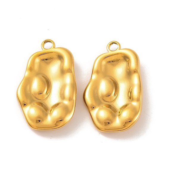 Ионное покрытие (ip) 304 подвески из нержавеющей стали, прямоугольник амулеты