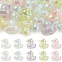 Opaque Luminous Acrylic Beads, Duck, Glow in the Dark