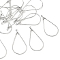 SHEGRACE Hollow Brass Pendants, Teardrop Charm, Cadmium Free & Lead Free & Nickel Free