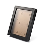 Natural Wood Photo Frames, for Tabletop Display Photo Frame, with Glass Finding, Rectangle