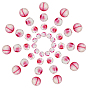 DIY Stretch Bracelets Making Kits, Including Transparent Spray Painted Glass Beads and Strong Stretchy Beading Elastic Thread