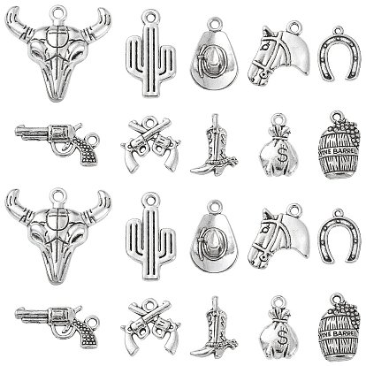 100 шт, 10 подвески из сплава в тибетском стиле, кактус прелести, без кадмия и без свинца