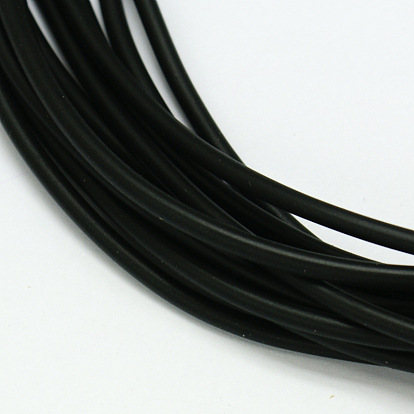 Synthetic Rubber Beading Cord, Round, Solid, No Hole
