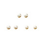 Natural Pearl Stud Earrings with 925 Silver Pins - Elegant and Unique Design