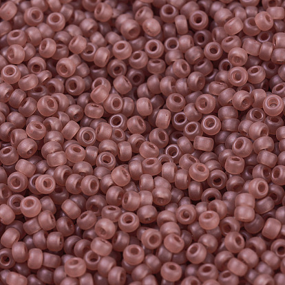 MIYUKI Round Rocailles Beads, Japanese Seed Beads, Semi-Frosted