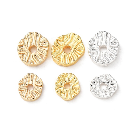 Сплавочные бусины, плоско-круглые, долговечный, стойки покрытие