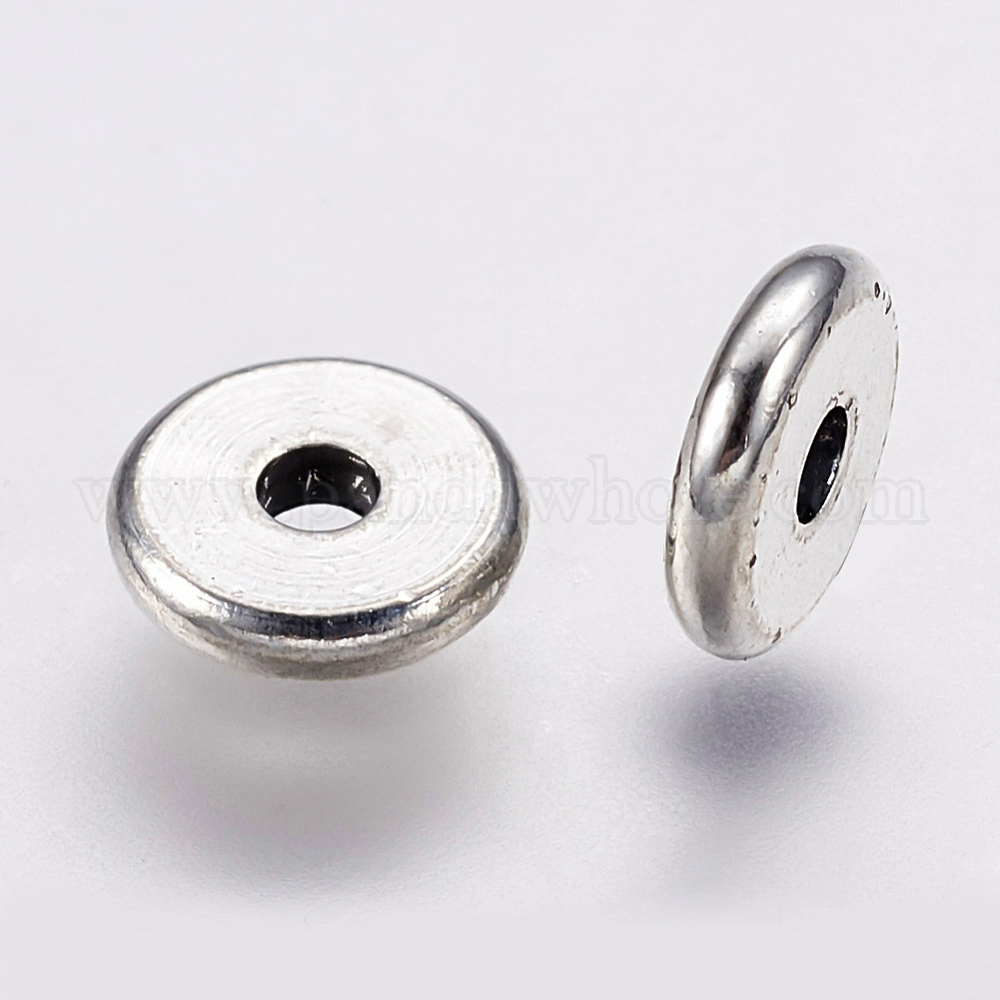 flat spacer beads