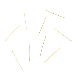 Brass Flat Head Pins, Long-Lasting Plated
