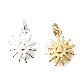 Латунные подвески, солнечные чары, без кадмия и без свинца, стойки покрытие, долговечный