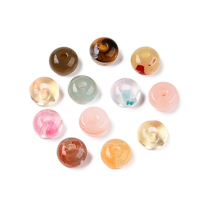 Прозрачные акриловые бусины, рондель