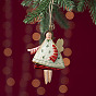Retro Iron Angel Doll Pendant Decorations, for Christmas Tree Hanging Decorations