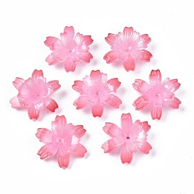 Des perles en plastique, fleur