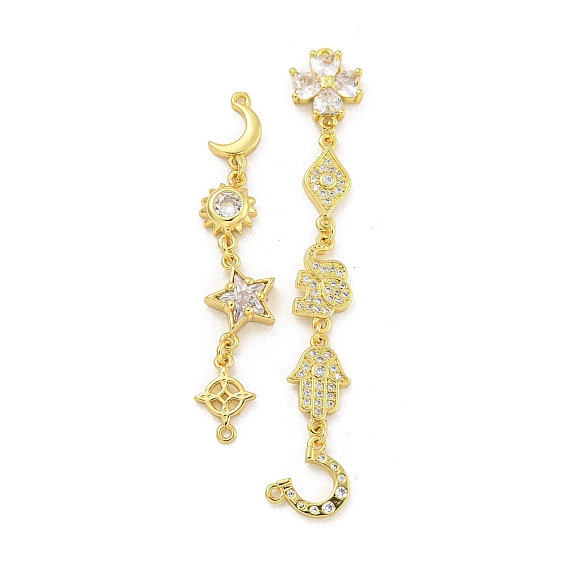 Латунь с покрытием из прозрачного кубического циркония, без кадмия и без свинца, долговечный, реальный 18 k позолоченный