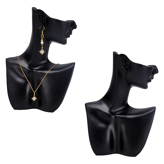 Подставки для ожерелий из смолы в форме бюста