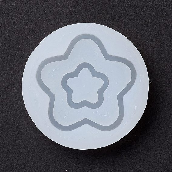 Double Star Silicone Molds, Shaker Molds, Quicksand Molds, Resin Casting Molds, for UV Resin & Epoxy Resin Jewelry Craft Making
