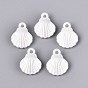 Абс пластмассовые жемчужные подвески, формы раковины