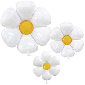 Flower Aluminum Balloons, for Festive Party Decorations