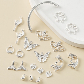 Подвески из сплава , серебряные