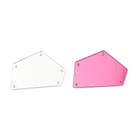 Translucent Acrylic Connector Charms, Nuggets Links
