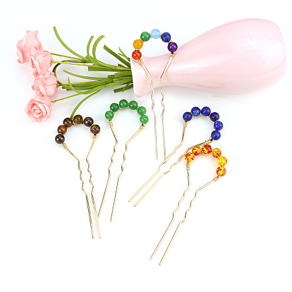 Вилок волос сплава, С камнями, аксессуары для волос для женщин и девочек