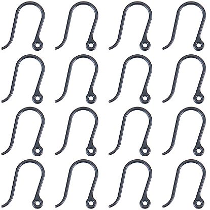 200шт. пластиковые крючки для сережек, провод уха, с горизонтальной петлей