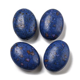 Dyed Synthetic Turquoise Beads, Oval
