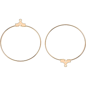 Латунные подвески, долговечный, без никеля , открытый круг / кольцо